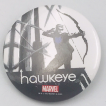 2012 Marvel Hawkeye Round Pin Button 1.5&quot; Diameter - - £7.34 GBP