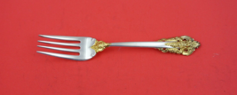 Grande Baroque Gold Accent by Wallace Sterling Silver Salad Fork 6 1/4 - £82.73 GBP