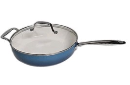 Pioneer Woman ~ HARLOW BLUE DENIM ~ 4.5 Quart ~ Nonstick ~ Jumbo Cooker ... - $75.00