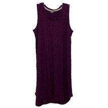 Wonderly Studio Purple Pullover Knit Dress Womens Medium Sleeveless Casual - £11.21 GBP