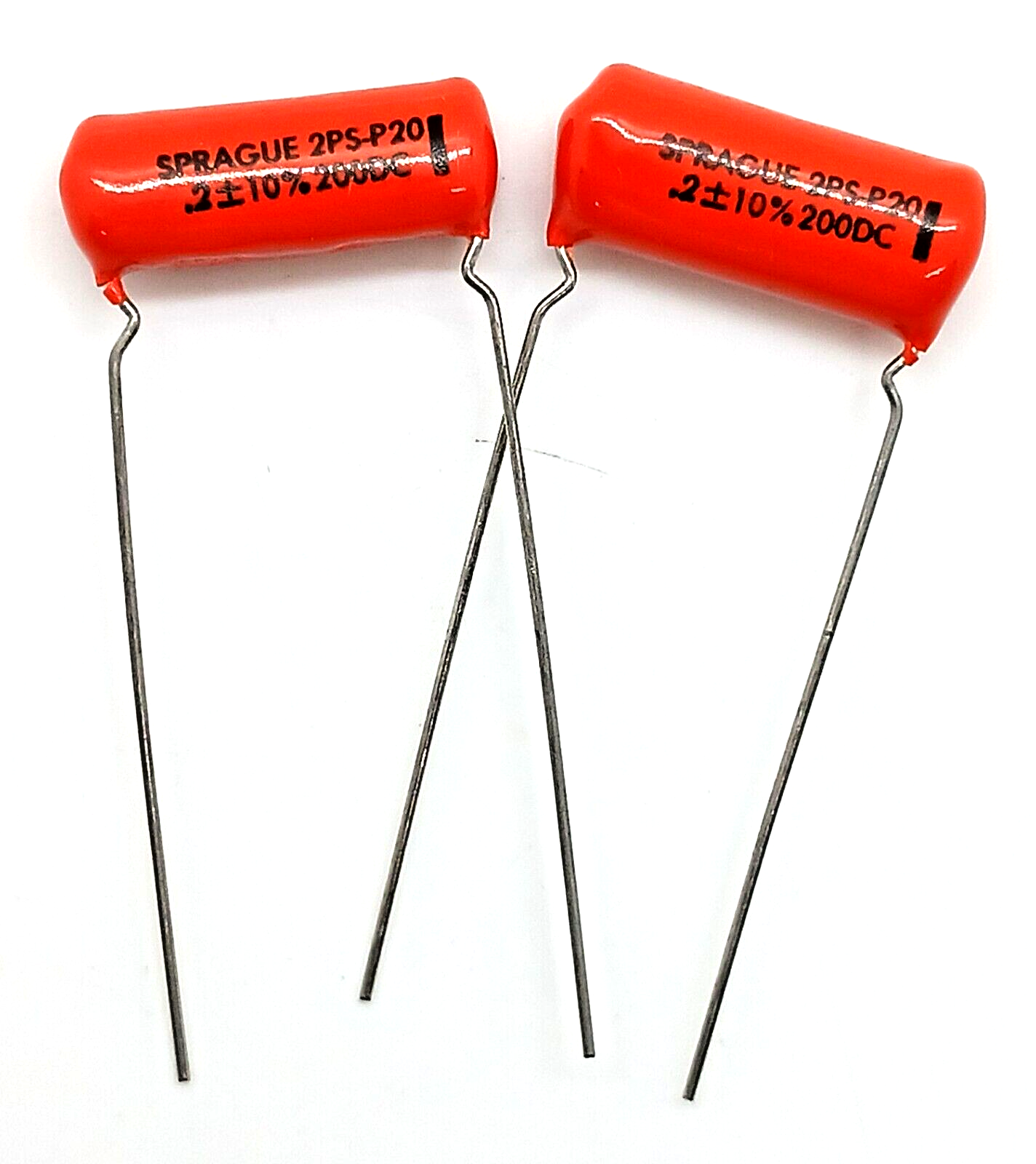 Sprague 2PS-P20 .2 +-10% 200DC Capacitor 2Pc Lot - $7.99