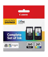 Canon 3725C006 PG-260 / CLI-261 VALUE PACK - 700552 - $2,126.68 MXN