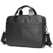 WESTAL Leather Bag Men Laptop Bag Men&#39;s Bags Genuine Leather Computer Briefcase  - £63.04 GBP