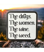 Mt. Joy Silver Lining The Drugs The Women The Wine The Weed Sticker 2.5&quot;... - £2.69 GBP