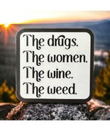 Mt. Joy Silver Lining The Drugs The Women The Wine The Weed Sticker 2.5&quot;... - $4.65 CAD