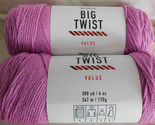 Big Twist Value lot of 2 Orchid dye lot 647102 - £7.85 GBP
