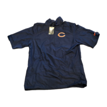 NWT New Chicago Bears Nike OnField 1/2 Zip Short Sleeve Small Windbreaker Jacket - £38.89 GBP