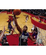 Michael Redd signed Milwaukee Bucks basketball 8x10 photo COA - £54.50 GBP