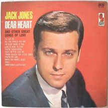 JACK JONES ~ Dear Heart &amp; Other Great Songs of Love, Kapp Records, 1965 ~ ALBUM - £10.30 GBP