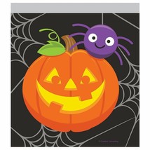 Pumpkin and Spider Halloween Trick Treat 10 Ct Sandwich Zip Bags - £2.36 GBP