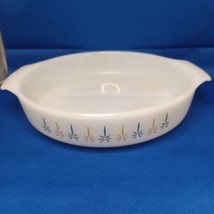 Vintage Anchor Hocking Fire King Candle Glow 9 Inch Baking Dish - Has St... - $28.04