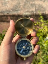 Nautical vintage Compass Brass WWII military Pocket Compass - £11.20 GBP
