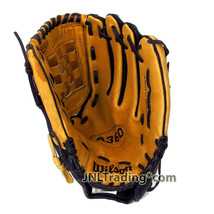 Wilson Leather A360 Youth Baseball 12&quot; RH Throw Glove Mitt WTA036012 Brown/Black - £39.22 GBP