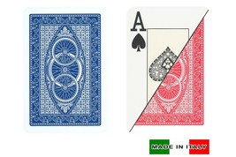 DA VINCI Ruote 100% Plastic Playing Cards - Bridge Size Jumbo Index - $16.99
