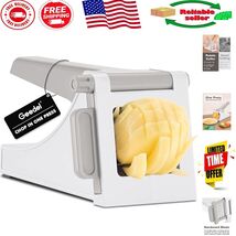 Ergonomic French Fry Cutter with Stainless Steel Blade for Easy Vegetabl... - $738.34 MXN