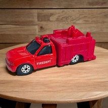 SMALL 3&quot;  Ford F-350 Super Duty Fire Dept. Maisto 1/64 Range Diecast  Loose - £1.75 GBP