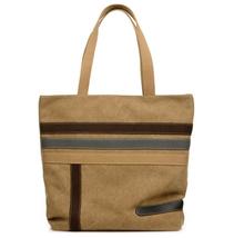 Summer&#39;S New Minimalist Canvas Bag Single Shoulder Women&#39;S Bag Commuter Tote Can - £49.54 GBP