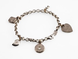 Sterling Silver Kappa Delta Charm Bracelet Gorgeous Great Gift - $5,207.26 MXN