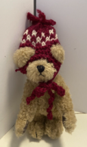 Boyds Bear Collection with Burgandy and Scarf - £9.19 GBP