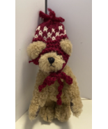 Boyds Bear Collection with Burgandy and Scarf - £9.39 GBP