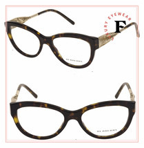 BURBERRY BE2210 Gabardine Lace Havana Gold Eyeglasses Optical Frame 53mm... - £107.98 GBP