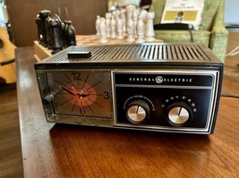 Vtg GE Analog Clock Radio Dial Light Woodgrain Case Clean Working See Video Demo - $24.75