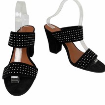 Lucky Brand Mkennah Faux Suede Strap Studded Block Heel 8.5M 38.5M - £31.10 GBP