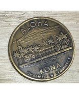1973 BRONZE KONA DOLLAR HAWAII COIN    ALOHA -  KONA CHAMBER OF COMMERCE - $10.44