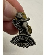 Harley Davidson Myrtle Beach SC Angel Lady Hawk Pin Pinback 1999 - €12,97 EUR