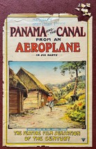 Panama And The Canal From An Aeroplane (1914) One-Sheet Pilot Robert G. Fowler - £590.74 GBP