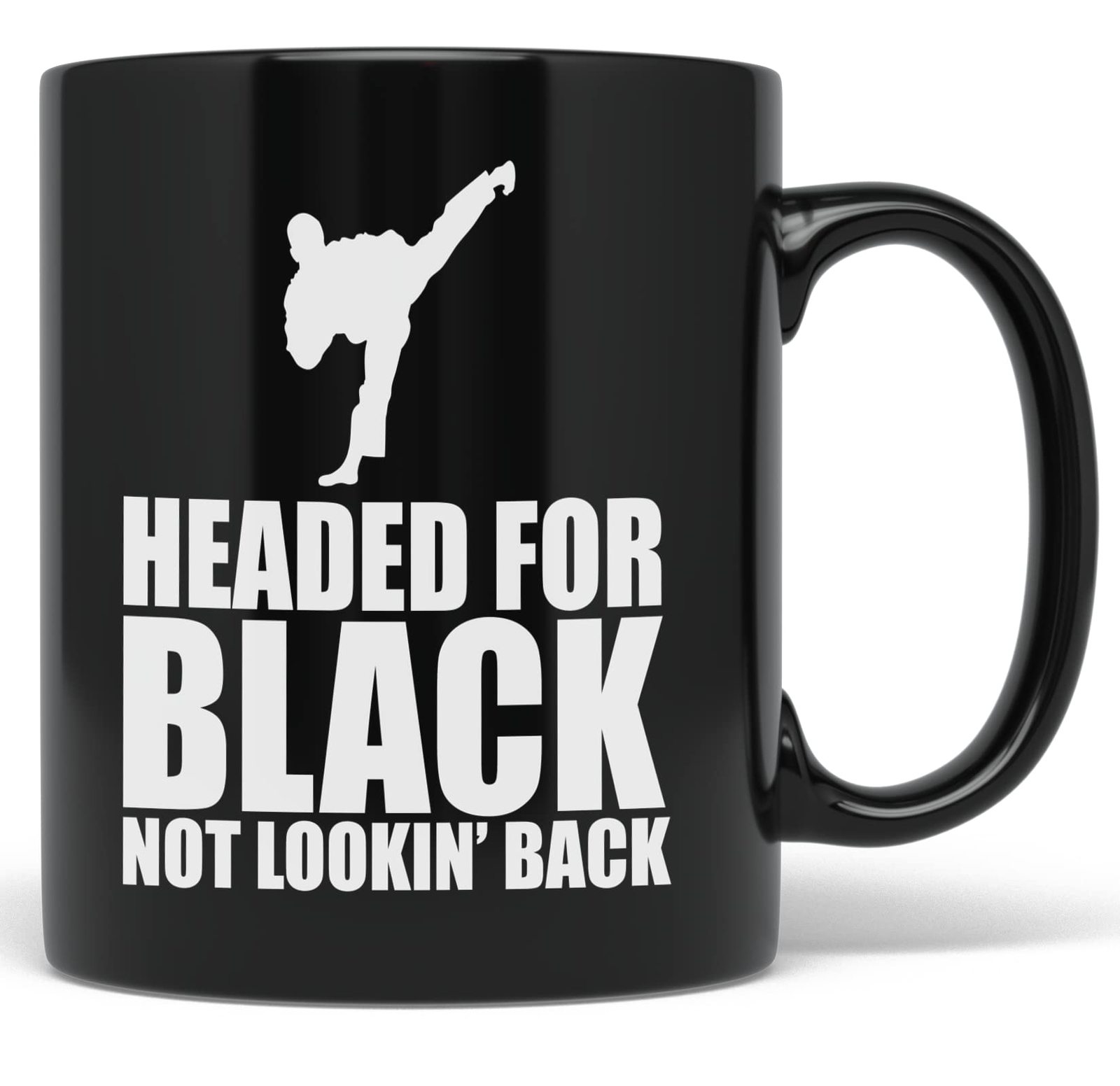 PixiDoodle Funny Black Belt Karate or Kung Fu - Martial Arts Coffee Mug ... - $25.91+