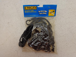 Emgo 10pc Bungee Cord 12&quot; inch Heavy Duty Straps 2 Hooks Tie Down Set - £7.75 GBP