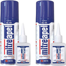  Cyanoacrylate Glue and Activator Spray for Woodworking, Pack of 2 - £37.75 GBP
