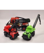 3 Lot-TONKA-MAISTRO-HASBRO-1994-1998-2003-Diecast Truck Plastic -Cranes - $26.30 CAD
