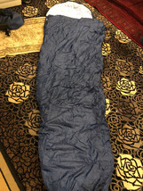 NWOT&#39;s Mil-Spec Blue sleeping Bag w/ Hood Cover 90 x 33 x 21 w/ Travel Soft Case - £47.99 GBP