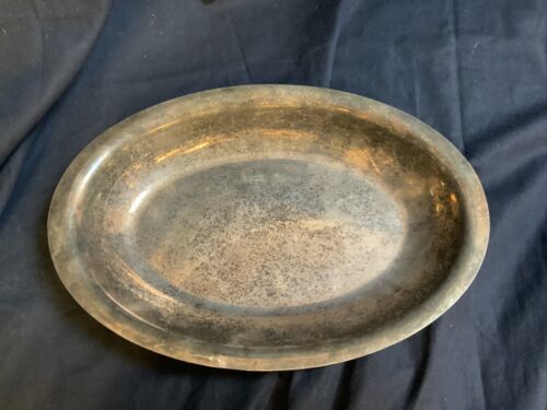 Vintage Silverplate Tray With Handles 10.5”x7.25” - $8.51