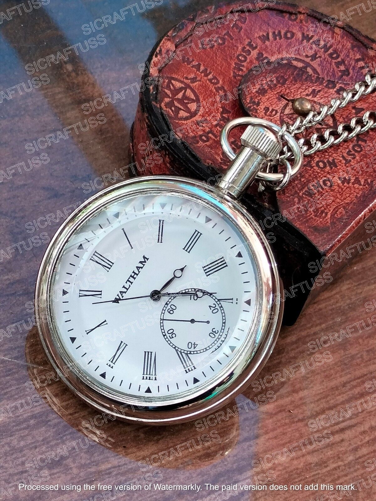 Waltham Watch Company | Silberne amerikanische Waltham-Taschenuhr |... - $22.48