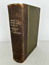 Antique Nave&#39;s  Topical Bible Circa 1900, A Digest Of The Holy Scriptures - $1,690.85 MXN