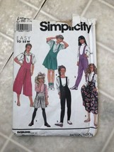 Simplicity 7405 Stirrup Pants Jumpsuit, Culotte, Jumper Size 7 8 10 12 1... - $13.97