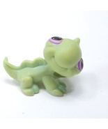 LPS Littlest Pet Shop - Lite Blue Green Iguana Lizard- Purple Eyes - £6.23 GBP