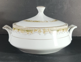 QUEEN ANNE Signature Collection LIDDED SOUP TUREEN Green Select Fine China - £12.74 GBP