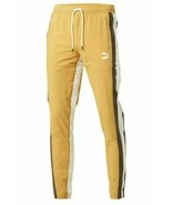 Mens Puma Lux Woven T7 Track Pant Honey Mustard/White/Choc Brown 3XL NEW - $118.18 CAD