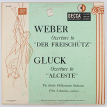 Weber/Gluck - Overture to Der Freischutz/Alceste 10&quot; 33 rpm Record DL 4075 Rare - £14.32 GBP