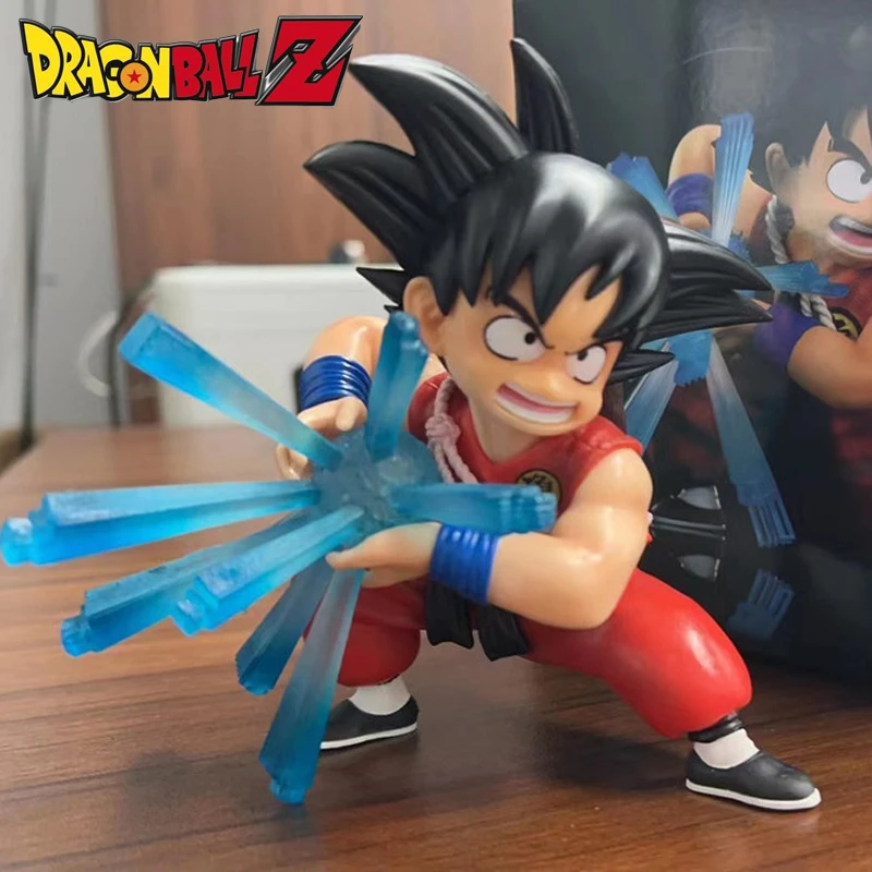 Dragon Ball Z Childhood Son Goku Action Figure Gk Sun Studio Qigong Goku - £17.87 GBP+