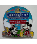 Mickey &amp; Minnie Disneyland Pin Happy New Year 2009 Cast Member Pin - $27.12 CAD