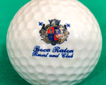 Golf Ball Collectible Embossed Sponsor Boca Raton Resort Pinnacle Gold - £5.59 GBP
