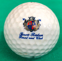 Golf Ball Collectible Embossed Sponsor Boca Raton Resort Pinnacle Gold - £5.69 GBP