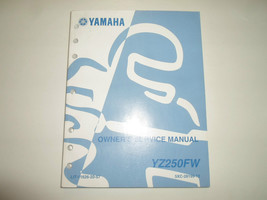 2007 Yamaha YZ250FW Owners Service Repair Shop Manual FACTORY OEM 07 x - $88.17