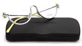 New Gail Spence ICONS Gail One c.1021 Silver Eyeglasses 54-20-150mm B28 Italy - £441.22 GBP