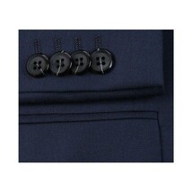 Men Renoir Suit Super 140s Soft Wool 2Button Side Vent Classic Fit 508-19 Navy image 5